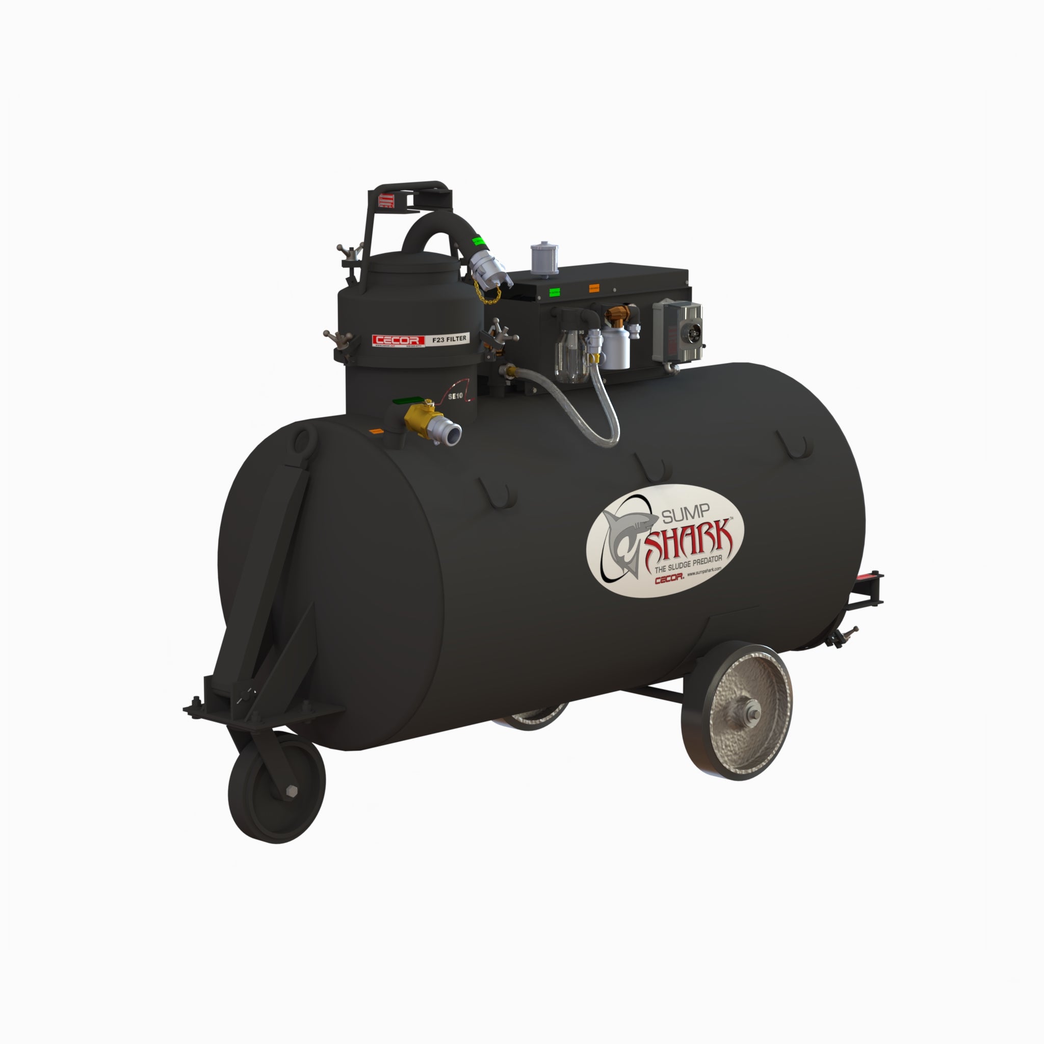 SE10 Electric Sump Cleaner | 300 Gallon | Tow Only | F23 Filter