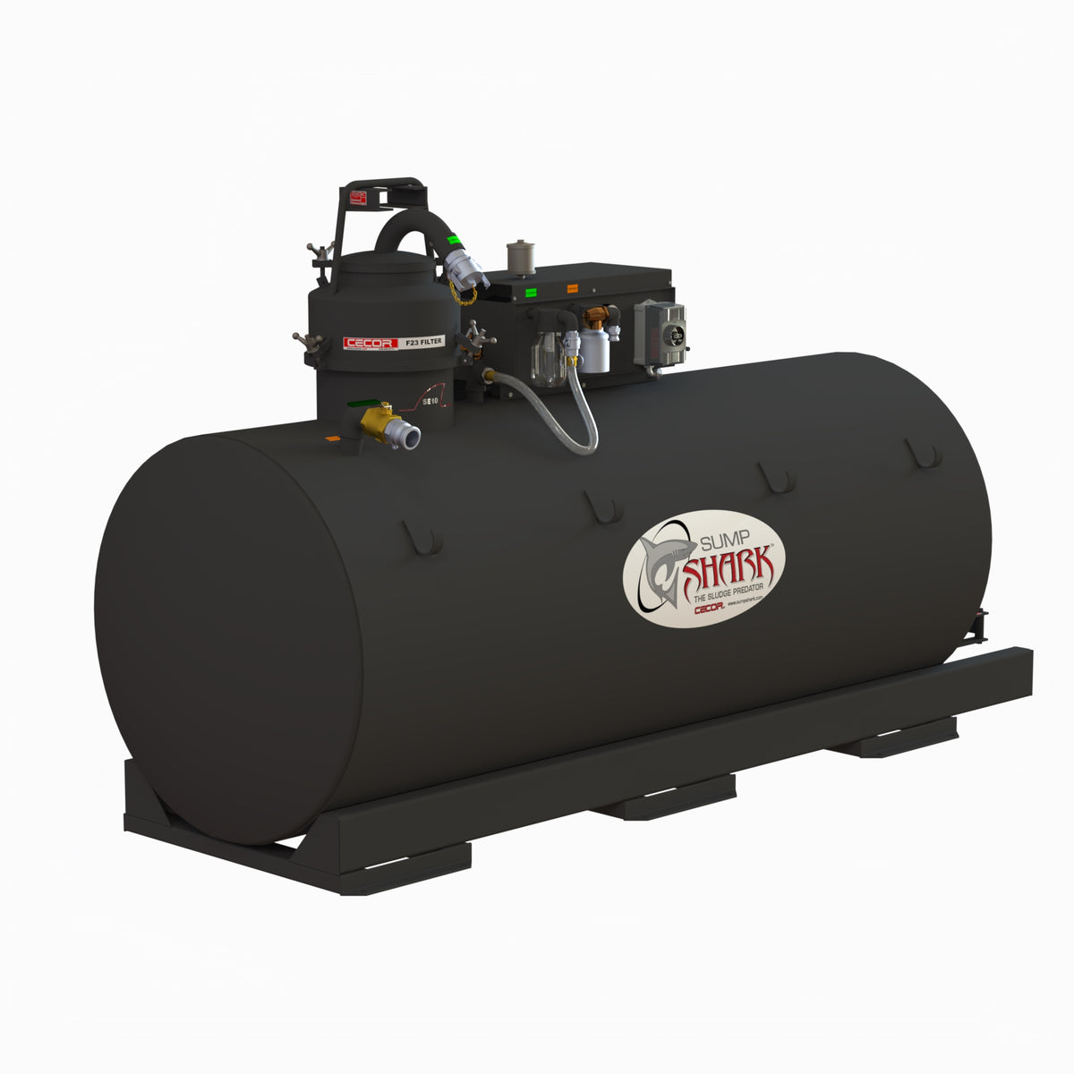 SE10 Electric Sump Cleaner | 600 Gallon | Custom Base | F23 Filter