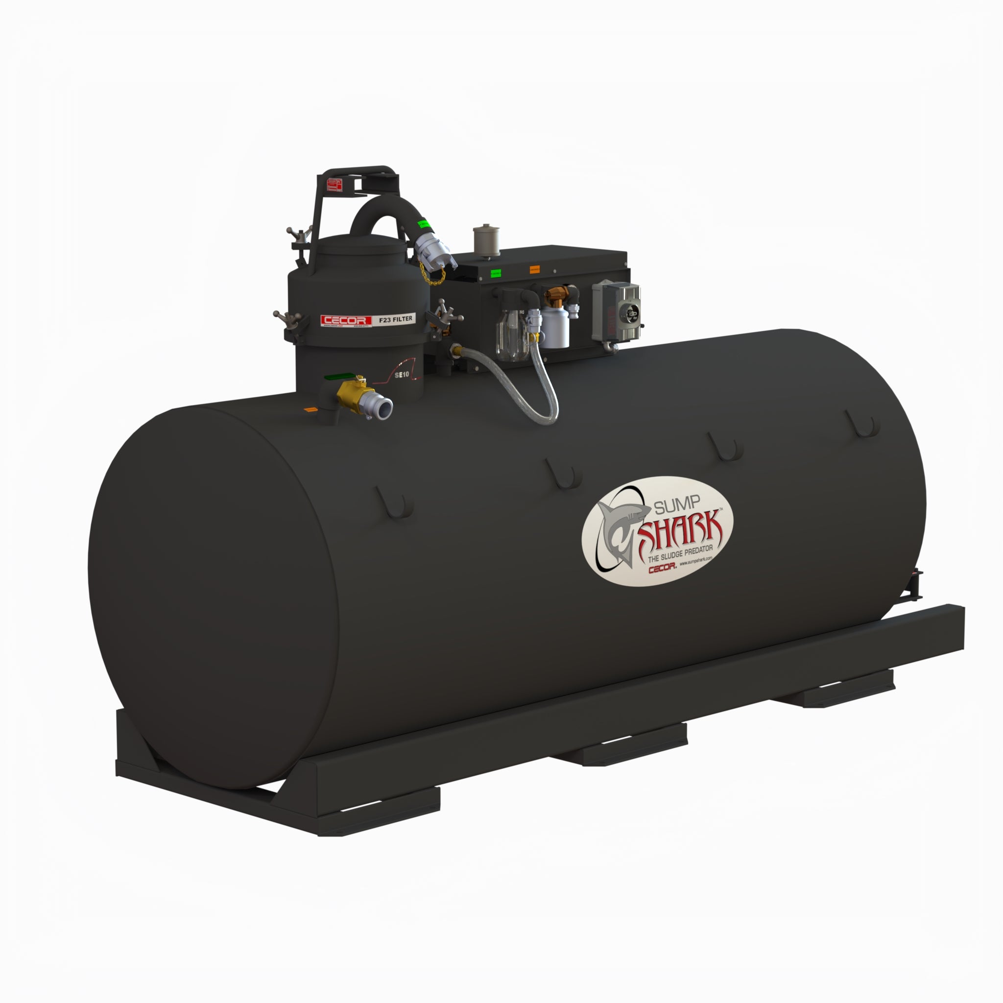 SE10 Electric Sump Cleaner | 600 Gallon | Custom Base | F23 Filter