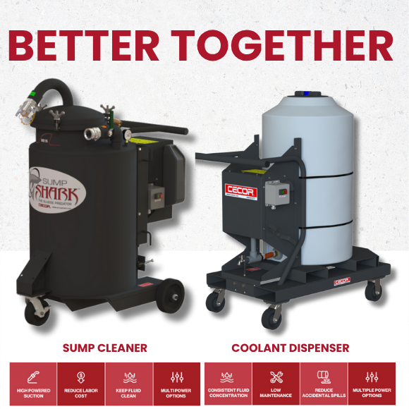 Better Together: Benefits of Having a Separate Sump Cleaner and Coolant Dispenser
