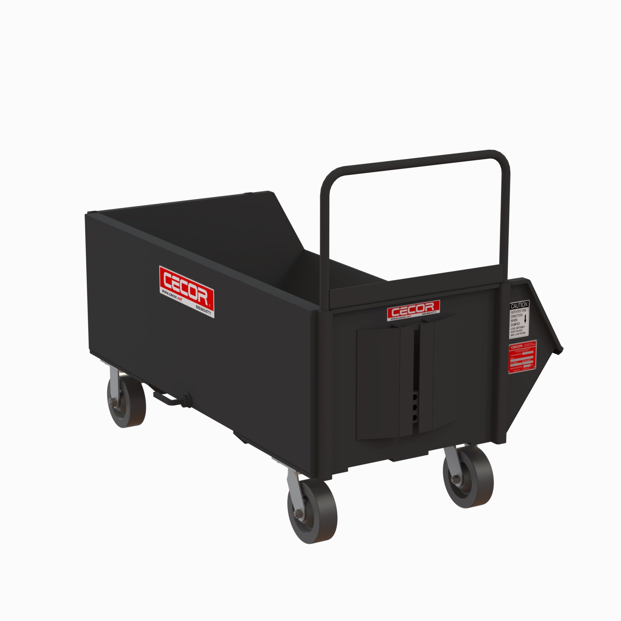 054 Dumping Cart Med Profile 11 cu. ft. 800 lbs. Capacity - CECOR