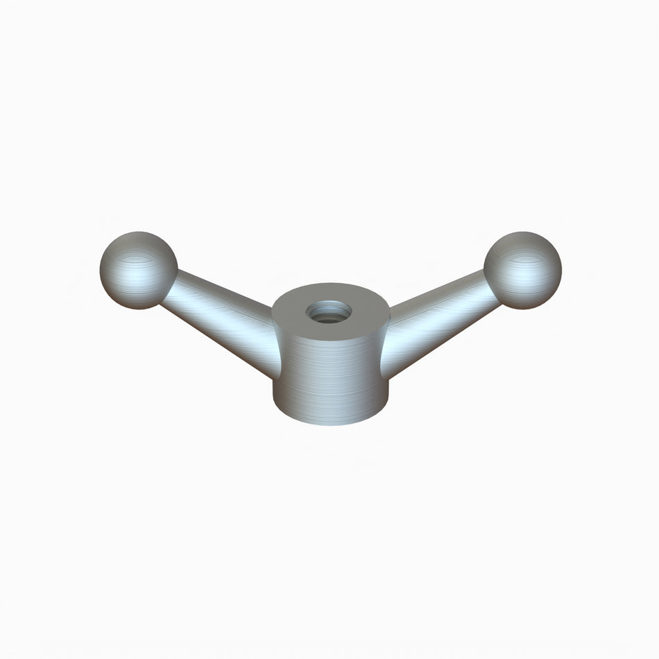 Wing Nut, Malleable, 1/2"