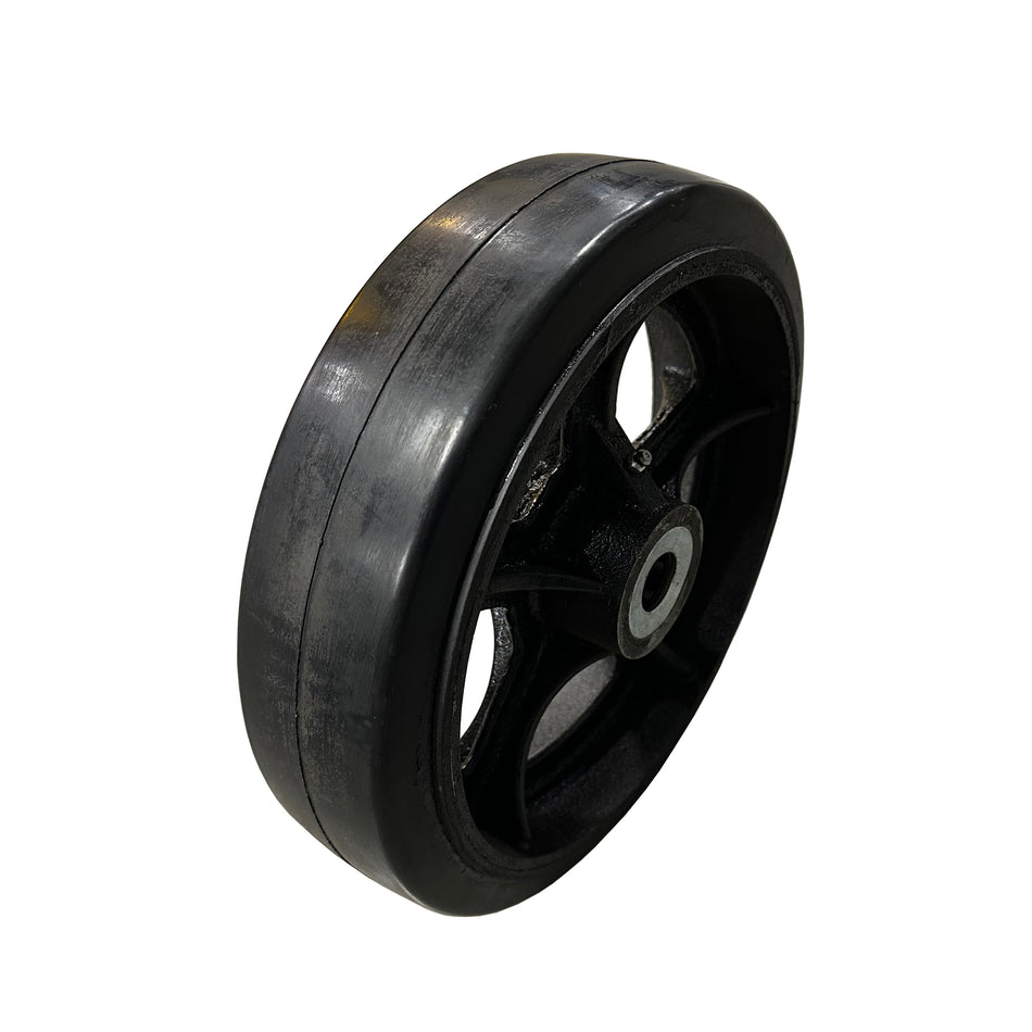 Wheel, 12" x  3" x 1" Rubber Tire