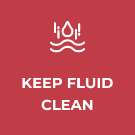 keep fluid clean